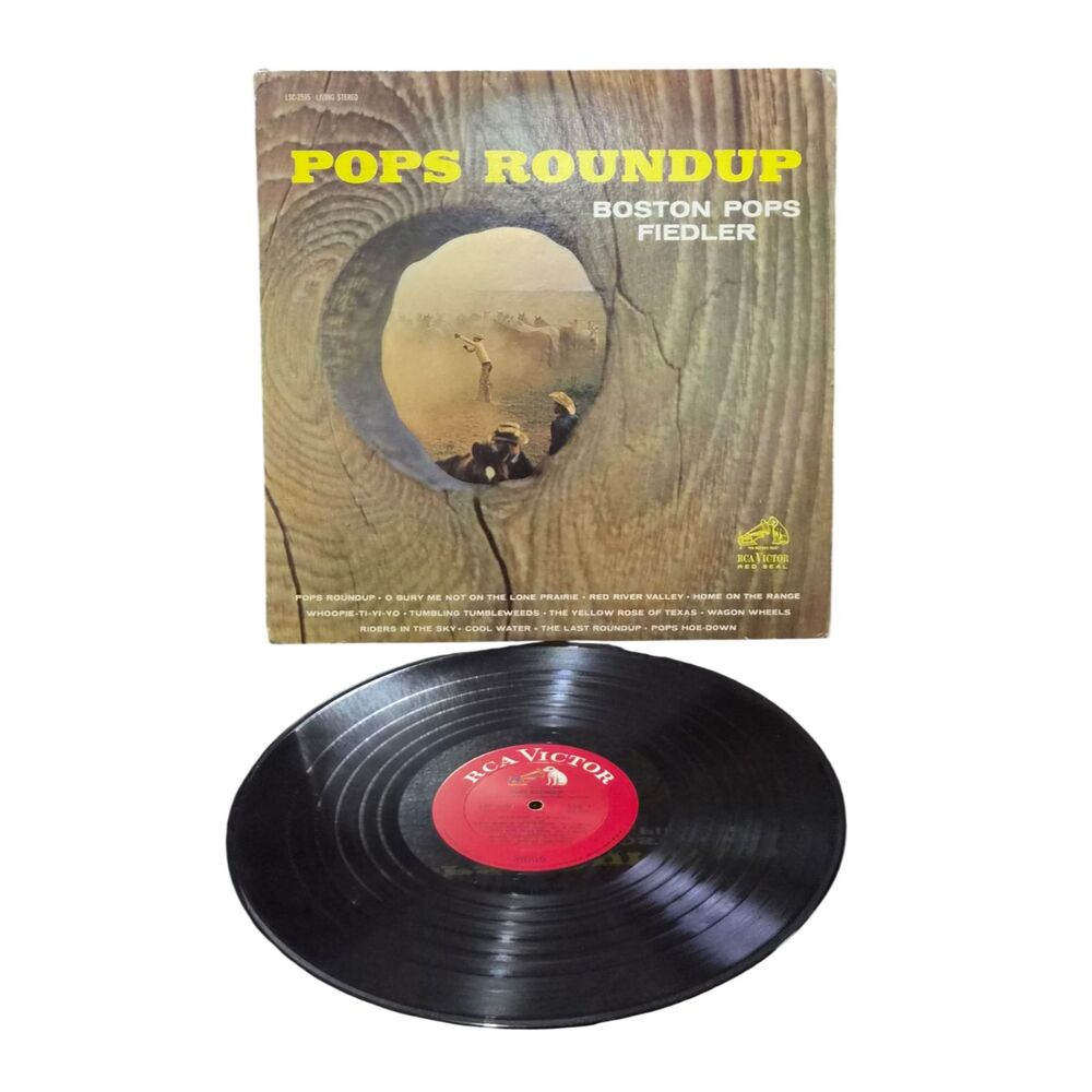 Boston Pops “Pops Roundup” LP – Light Classical Favorites, Arthur Fiedler